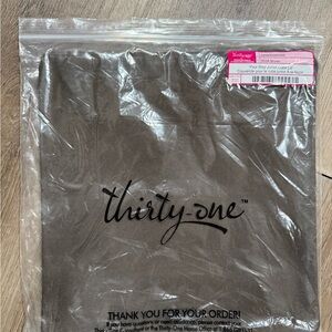Thirty-One Brown Cube Lid